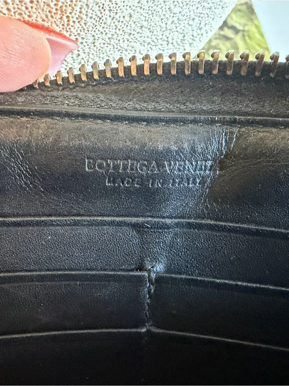 Authentic Bottega Veneta Classic Black Wallet